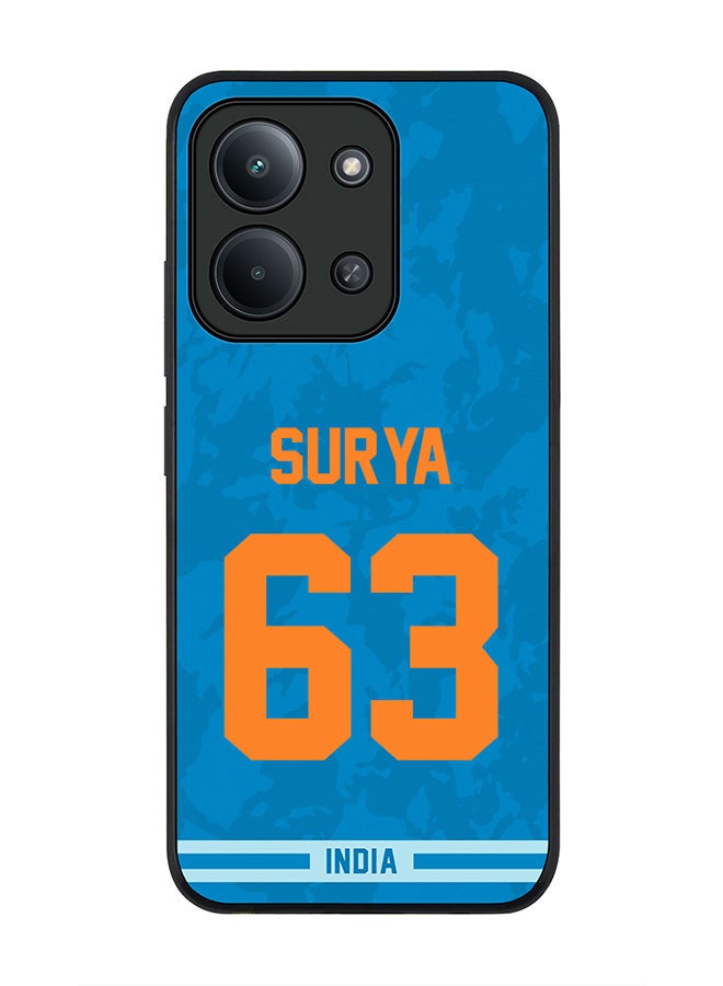 For Xiaomi Poco C85 4G Case,Slim fit Camera Protection, Shockproof Thin Phone cover  - India Suryakumar Yadav, Jersey No 63